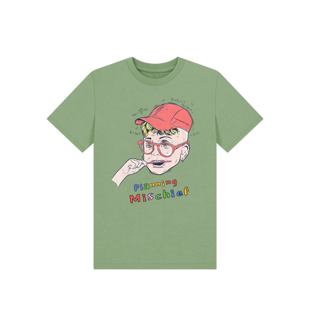 Sage Mischievous tee kids