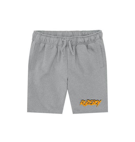 Athletic Grey Printed Mens Shorts