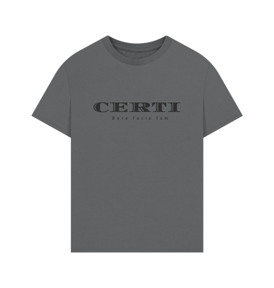 Slate Grey Printed T-shirt