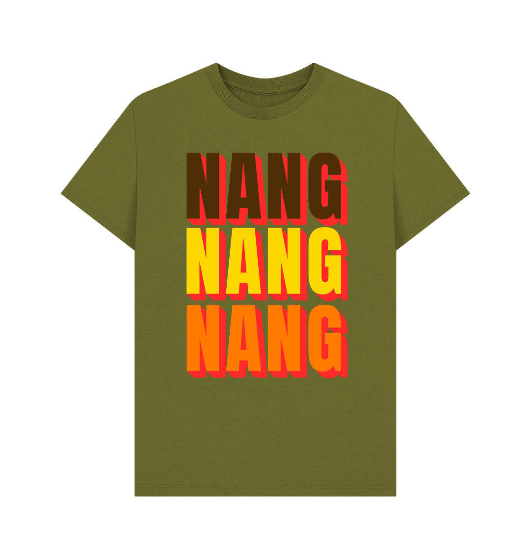 Moss Green Printed T-shirt
