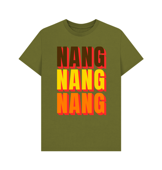 Moss Green Printed T-shirt