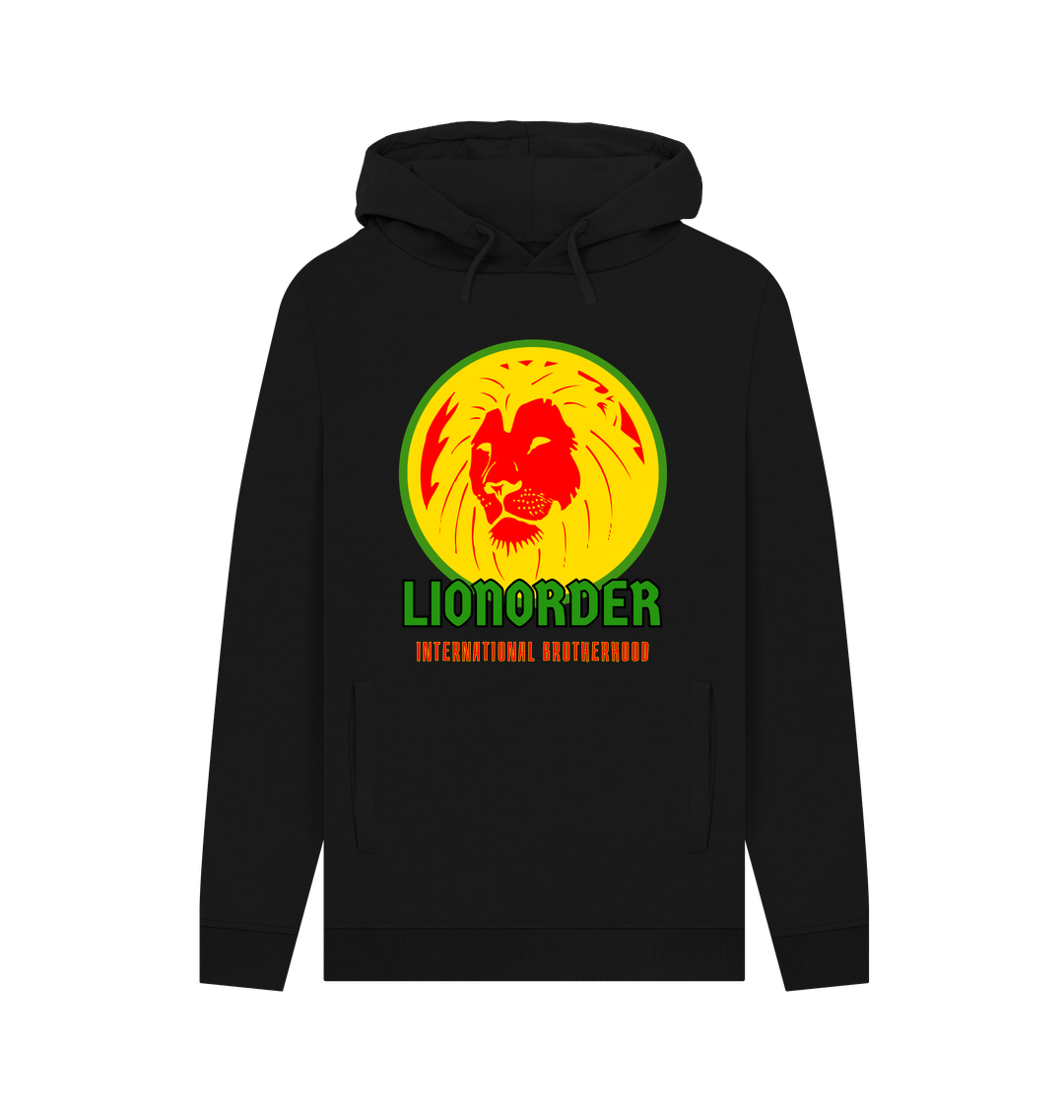 Black Printed Hoody