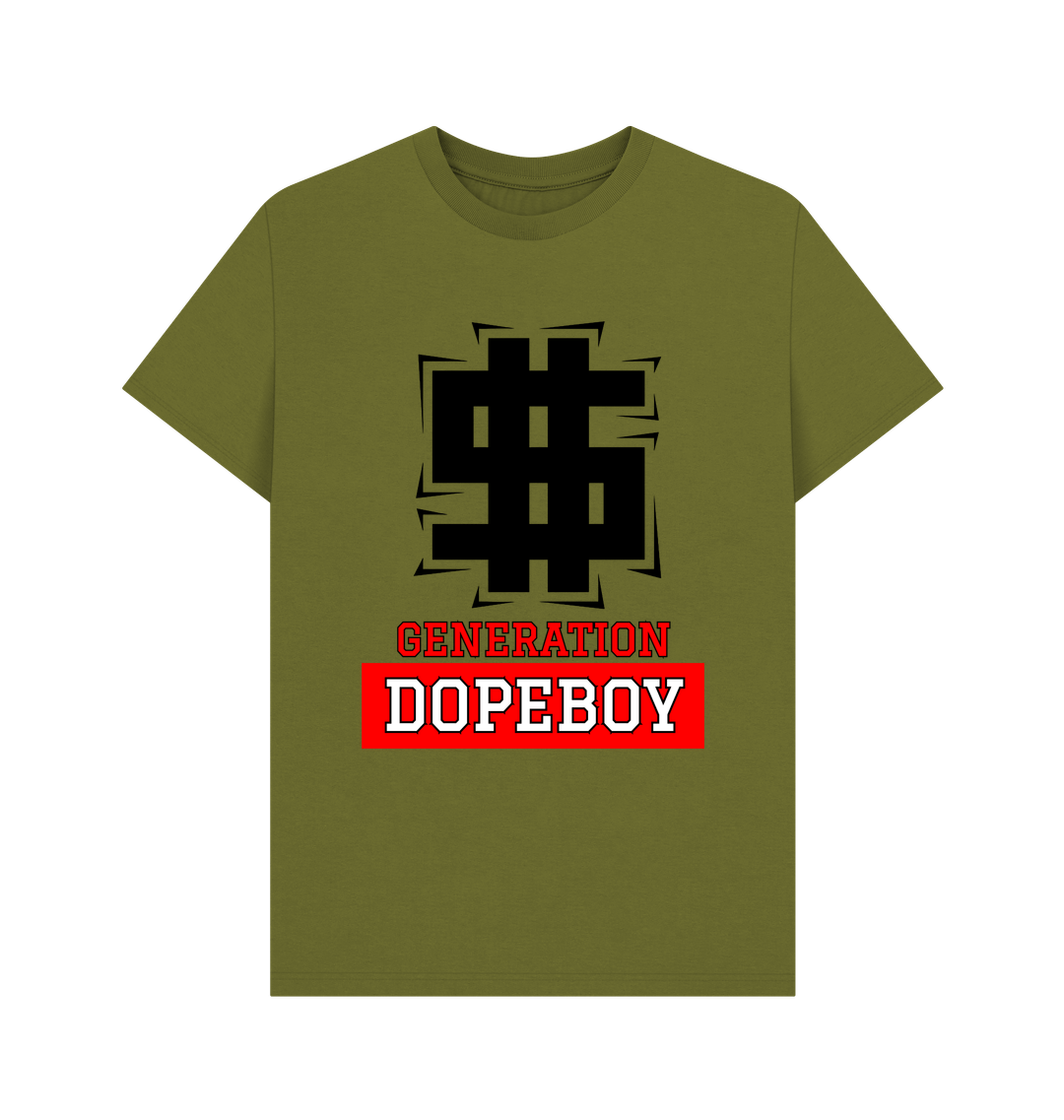 Moss Green Printed T-shirt