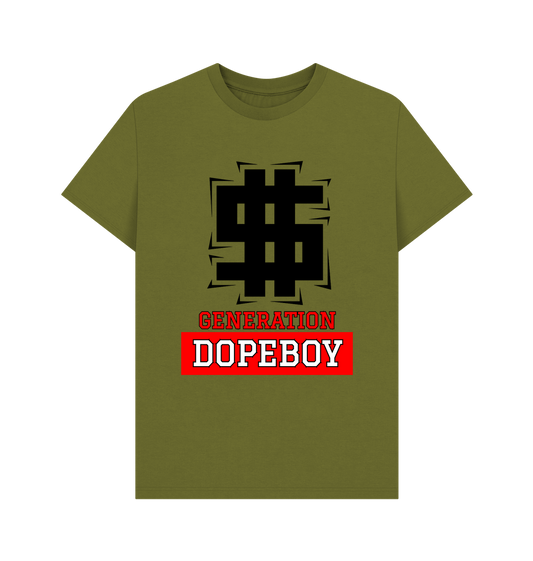 Moss Green Printed T-shirt