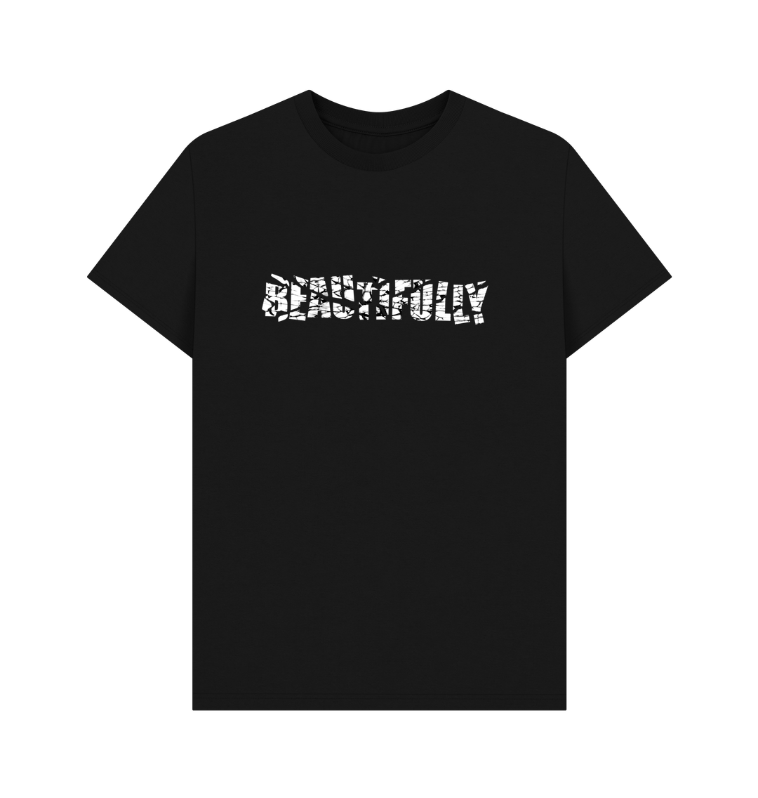 Black Beautifully broken tee