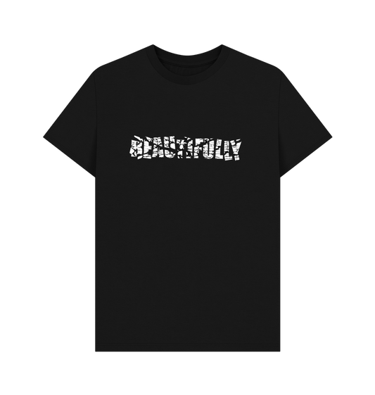 Black Beautifully broken tee