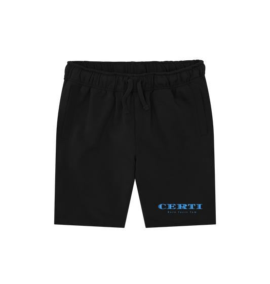 Black Printed Mens Shorts