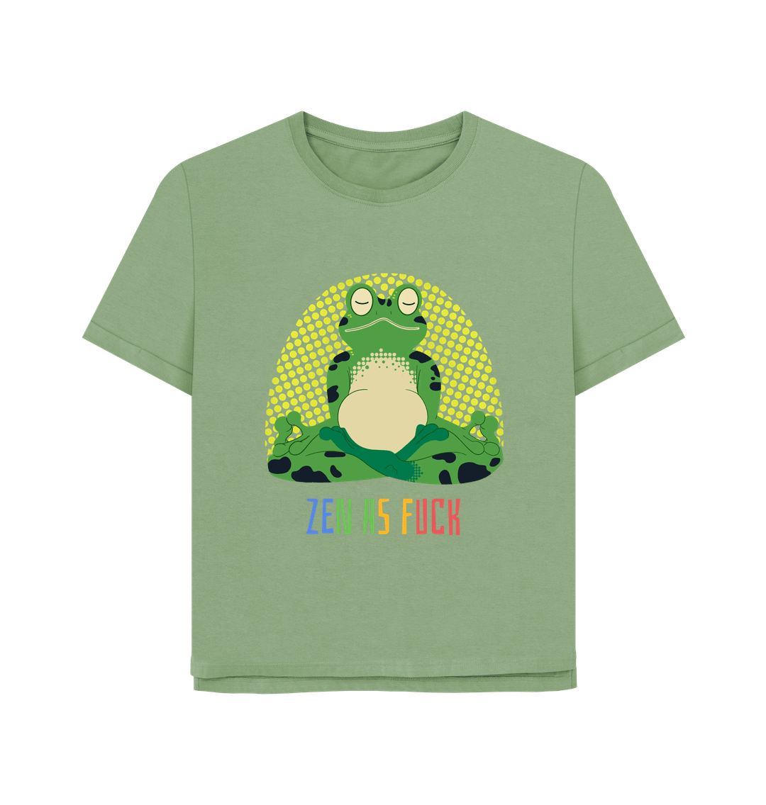 Sage Sensei Frog tee women's