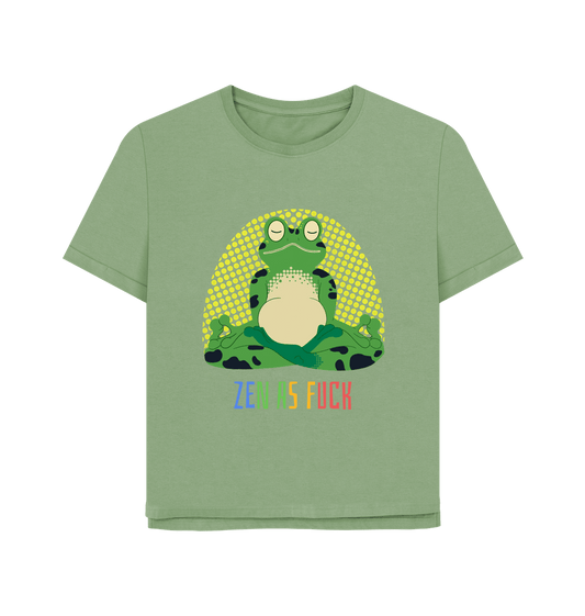 Sage Sensei Frog tee women's