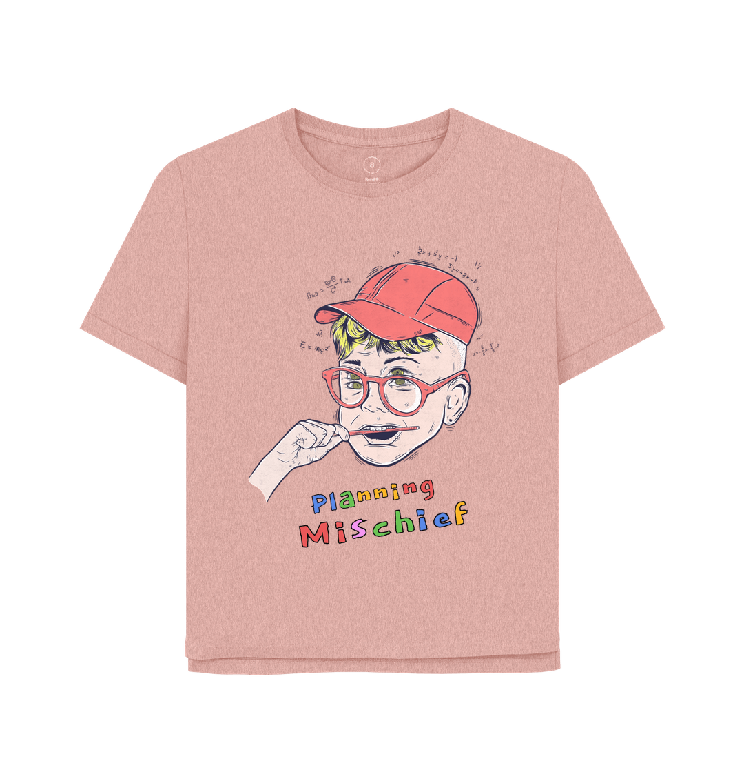 Sunset Pink Mischievous tee women's