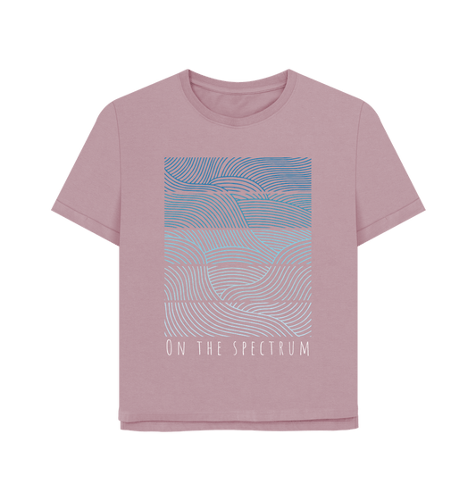 Mauve Spectrum tee women's