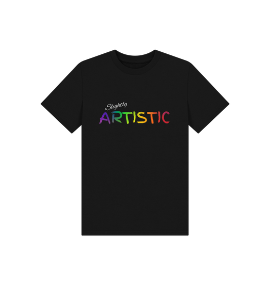 Black Artistic tee kids