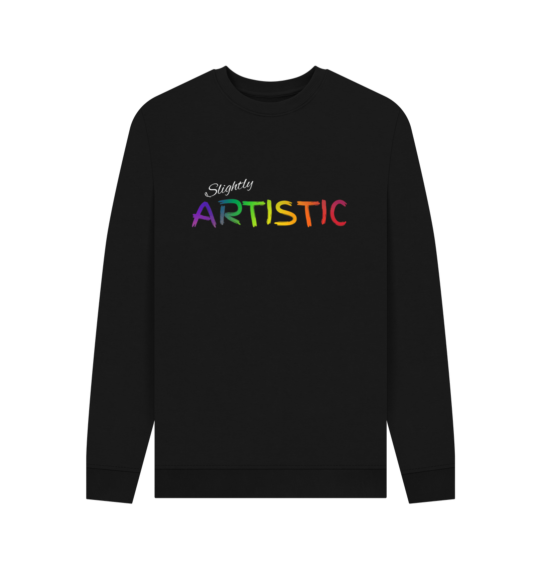 Black Artistic sweater