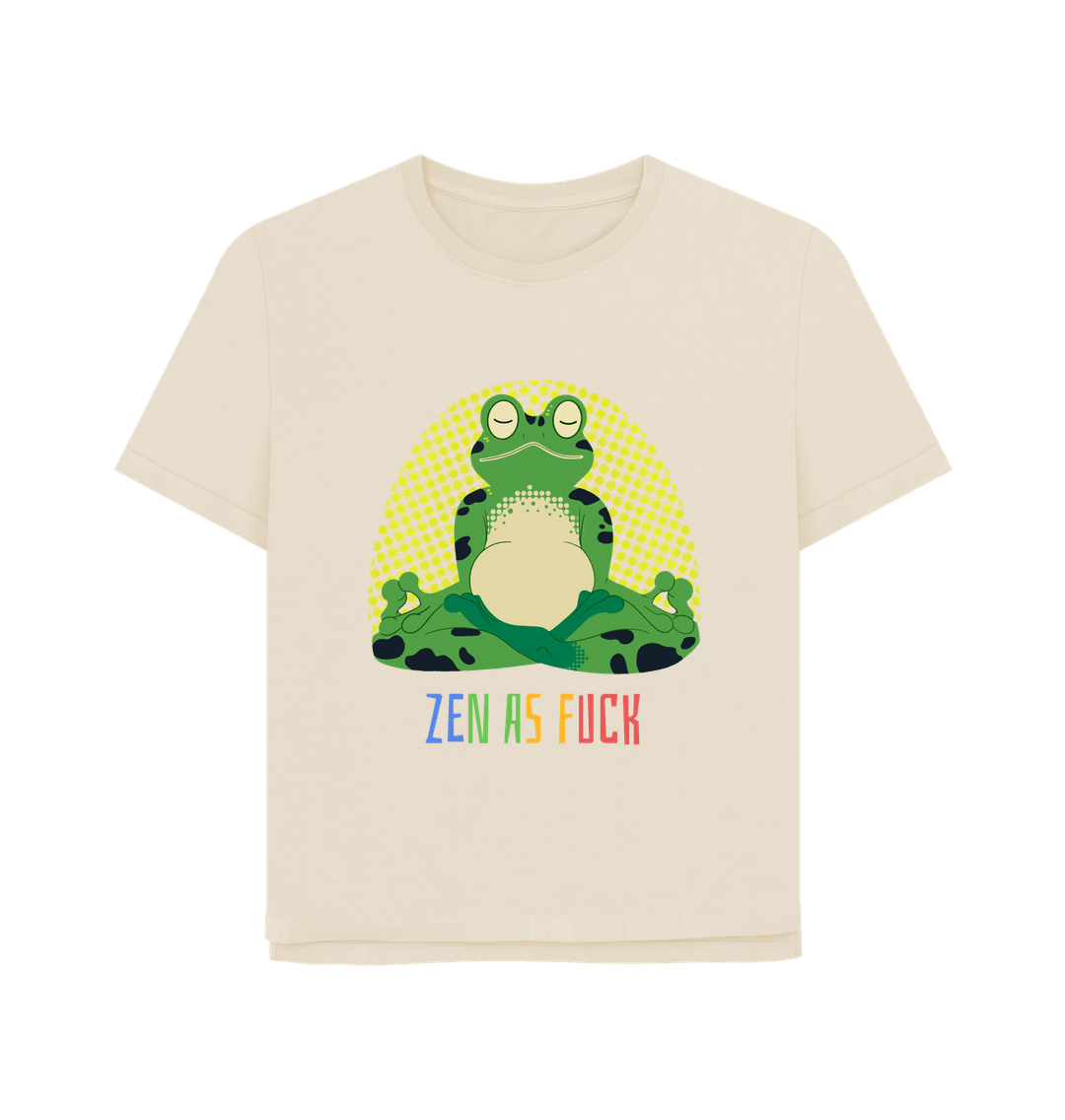 Oat Sensei Frog tee women's