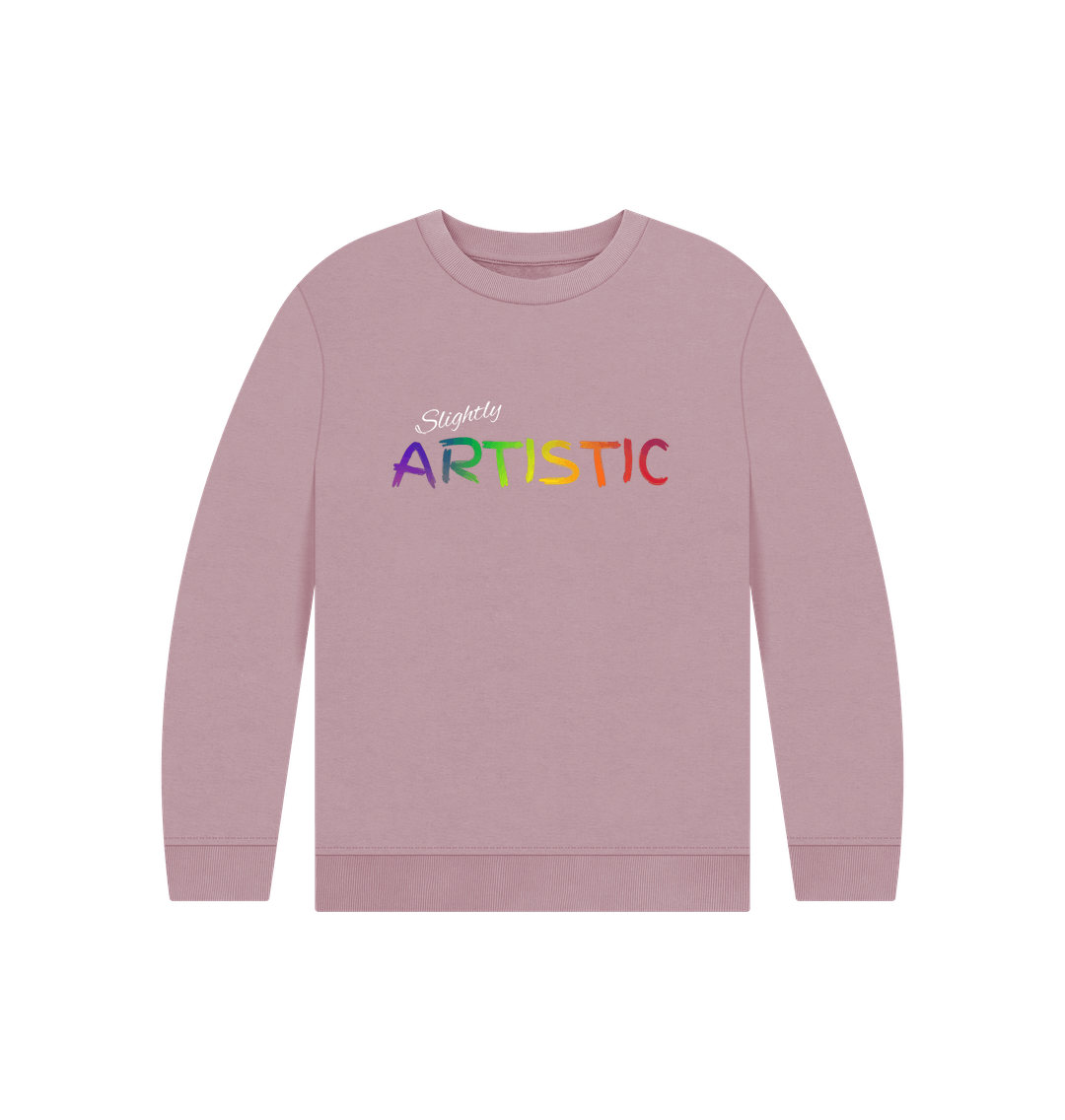 Mauve Artistic sweater kids